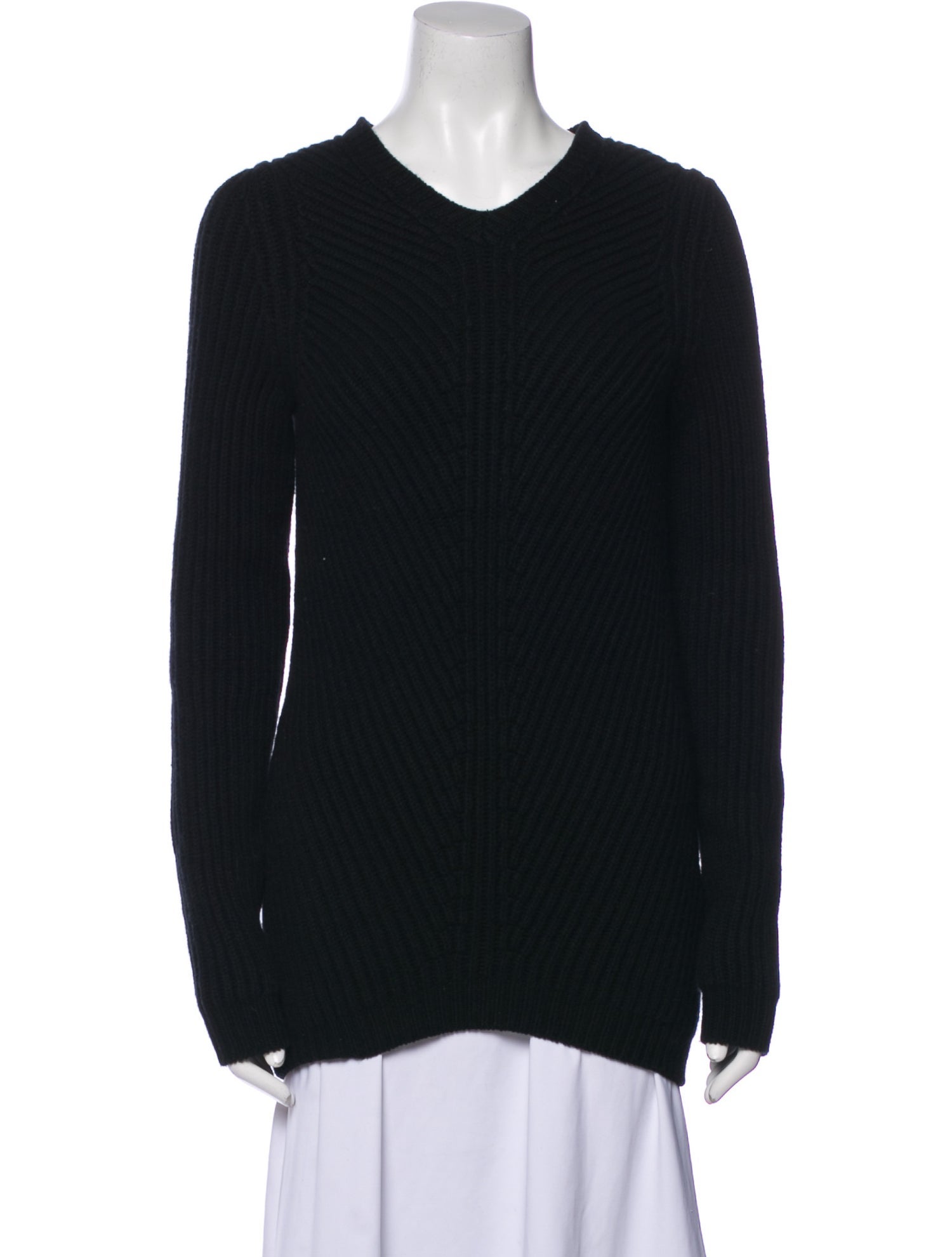 Jil Sander Virgin Wool V-Neck Sweater