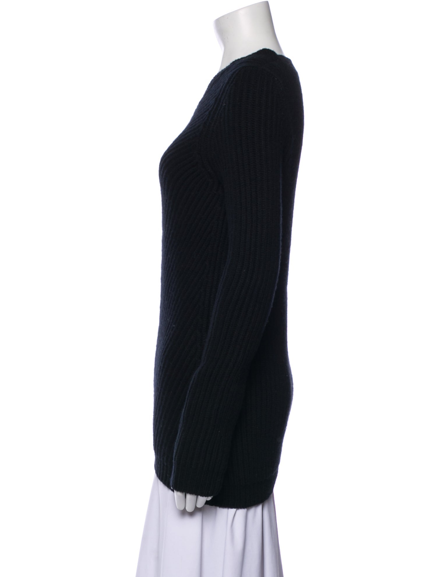 Jil Sander Virgin Wool V-Neck Sweater
