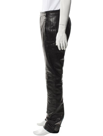 Jil Sander Leather Moto Pants