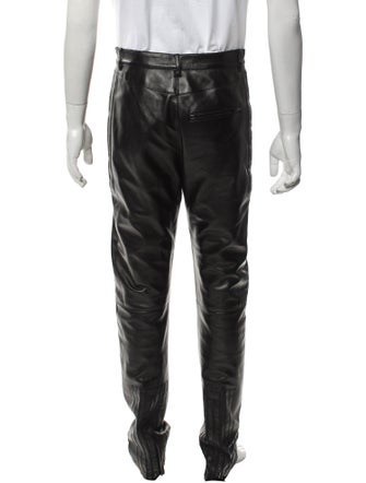 Jil Sander Leather Moto Pants