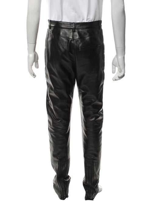 Jil Sander Leather Moto Pants