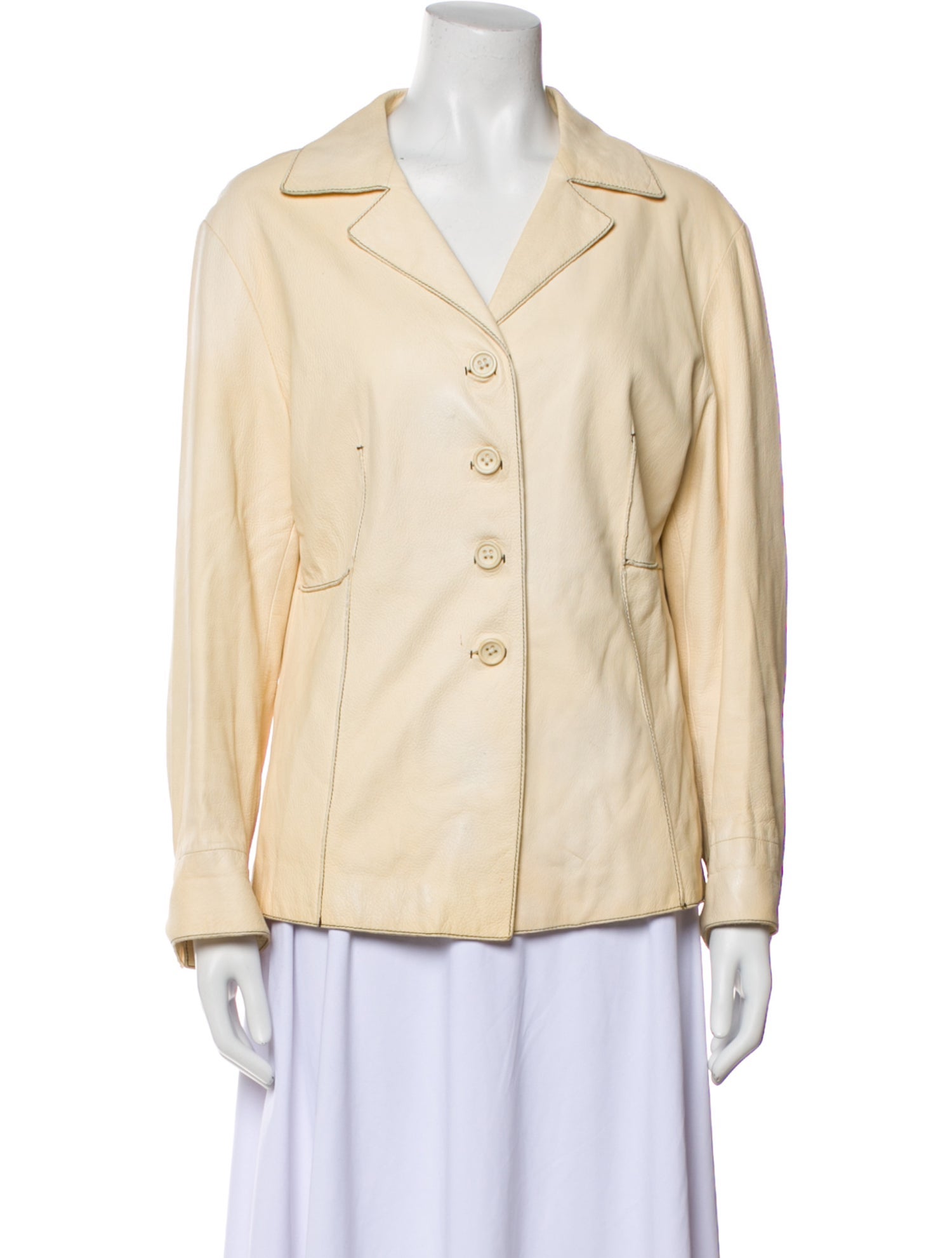 Jil Sander Leather Blazer