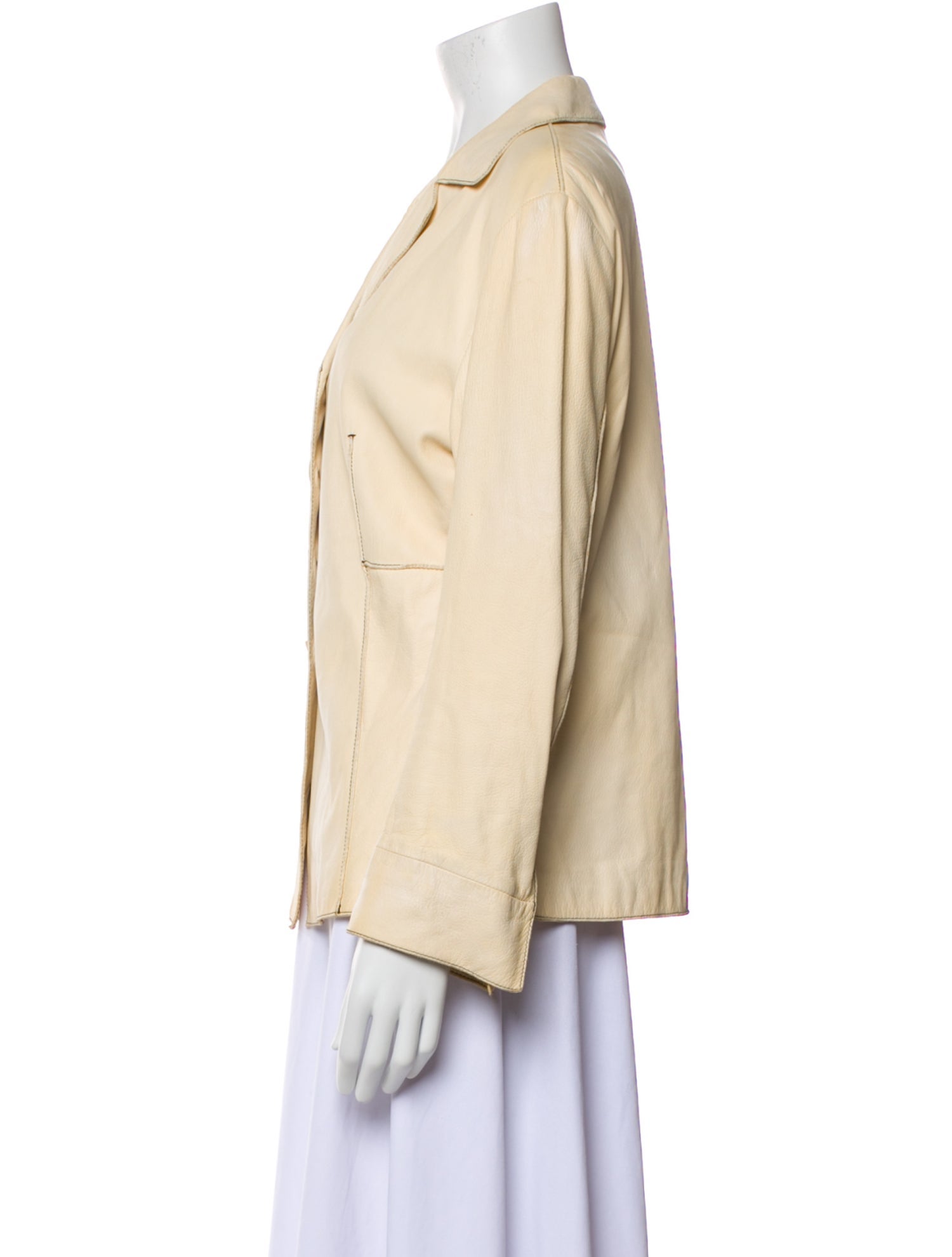 Jil Sander Leather Blazer