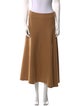 Jil Sander Wool Midi Length Skirt