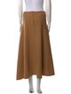 Jil Sander Wool Midi Length Skirt