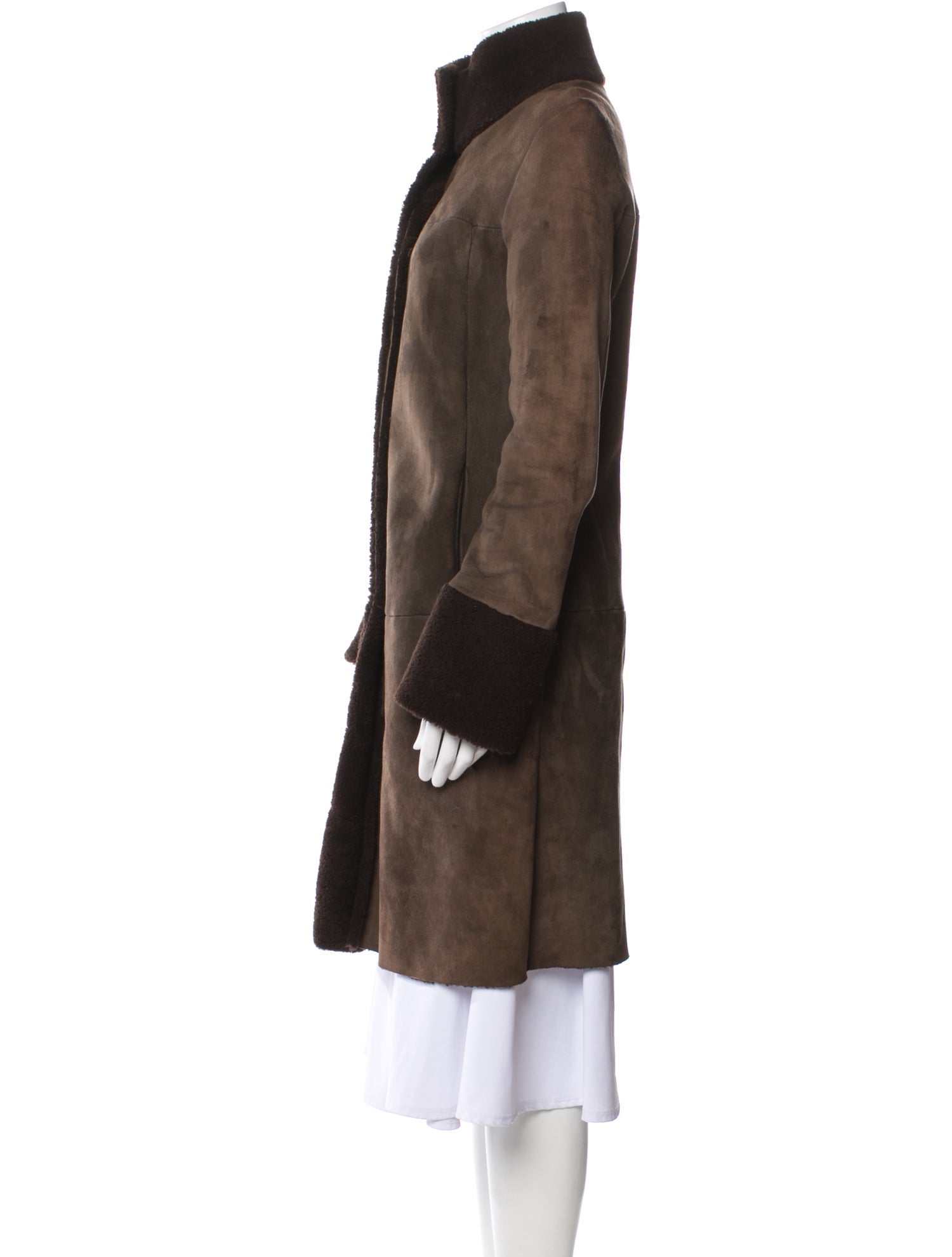 Jil Sander Vintage Leather Fur Coat