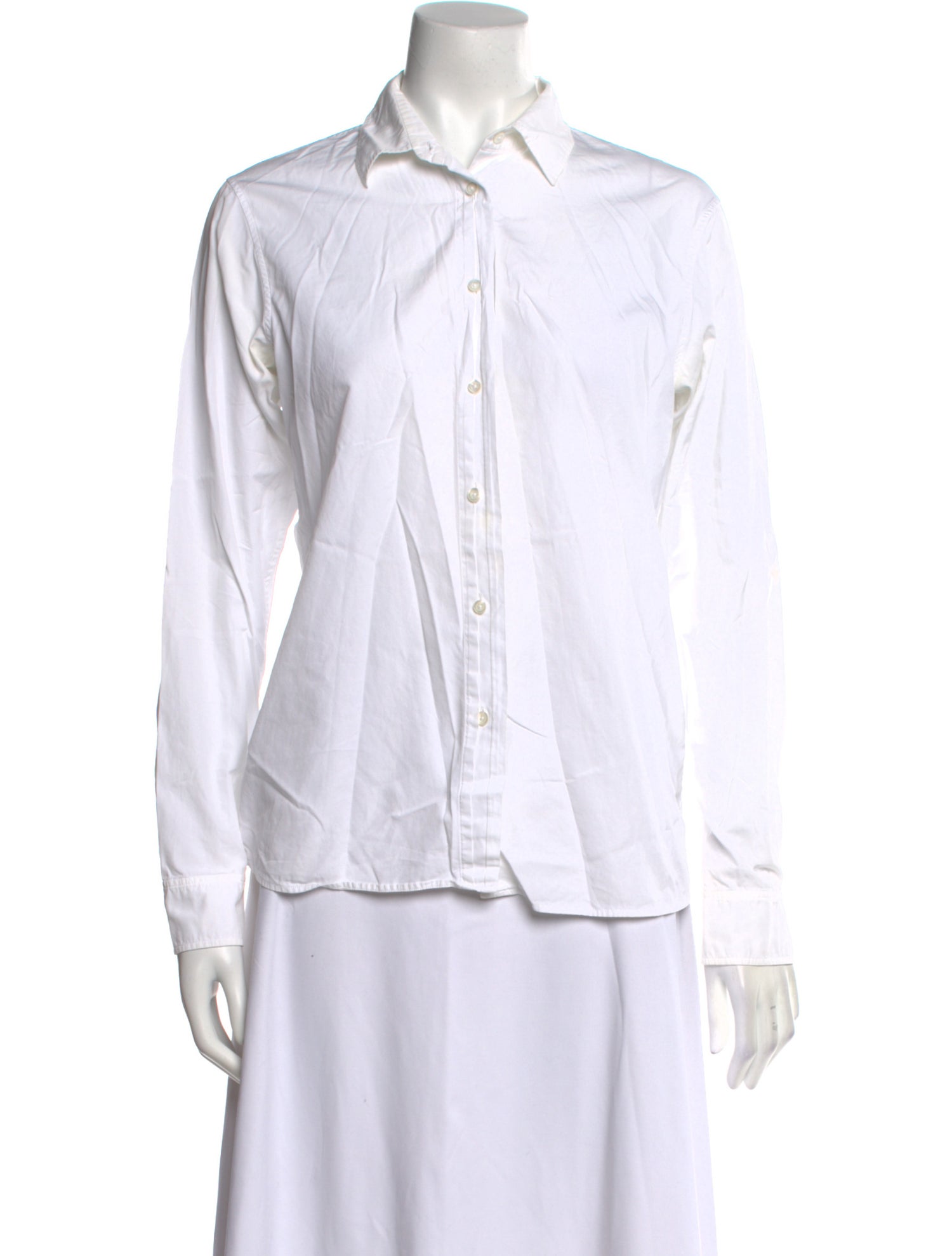 Jil Sander Long Sleeve Button-Up Top