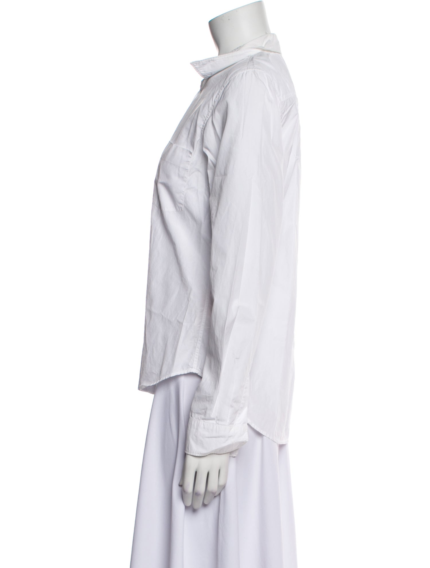 Jil Sander Long Sleeve Button-Up Top