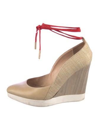 Jil Sander Raffia Pumps
