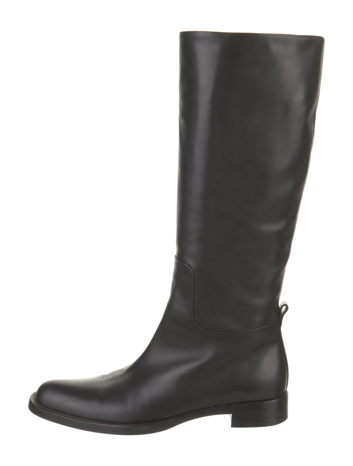 Jil Sander Leather Riding Boots