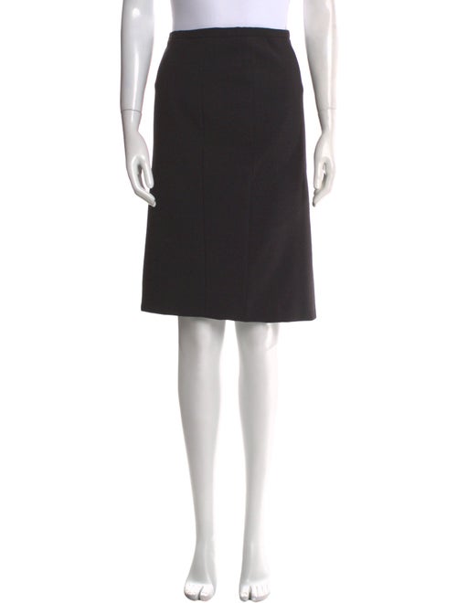 Jil Sander Virgin Wool Knee-Length Skirt