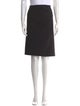 Jil Sander Virgin Wool Knee-Length Skirt