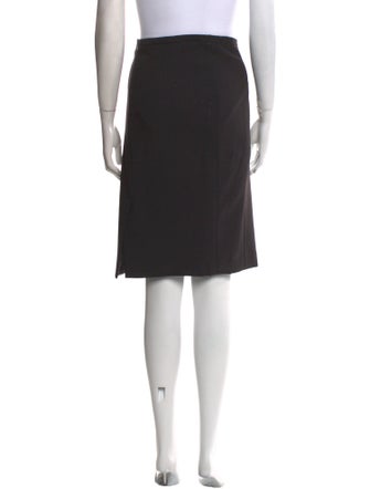 Jil Sander Virgin Wool Knee-Length Skirt