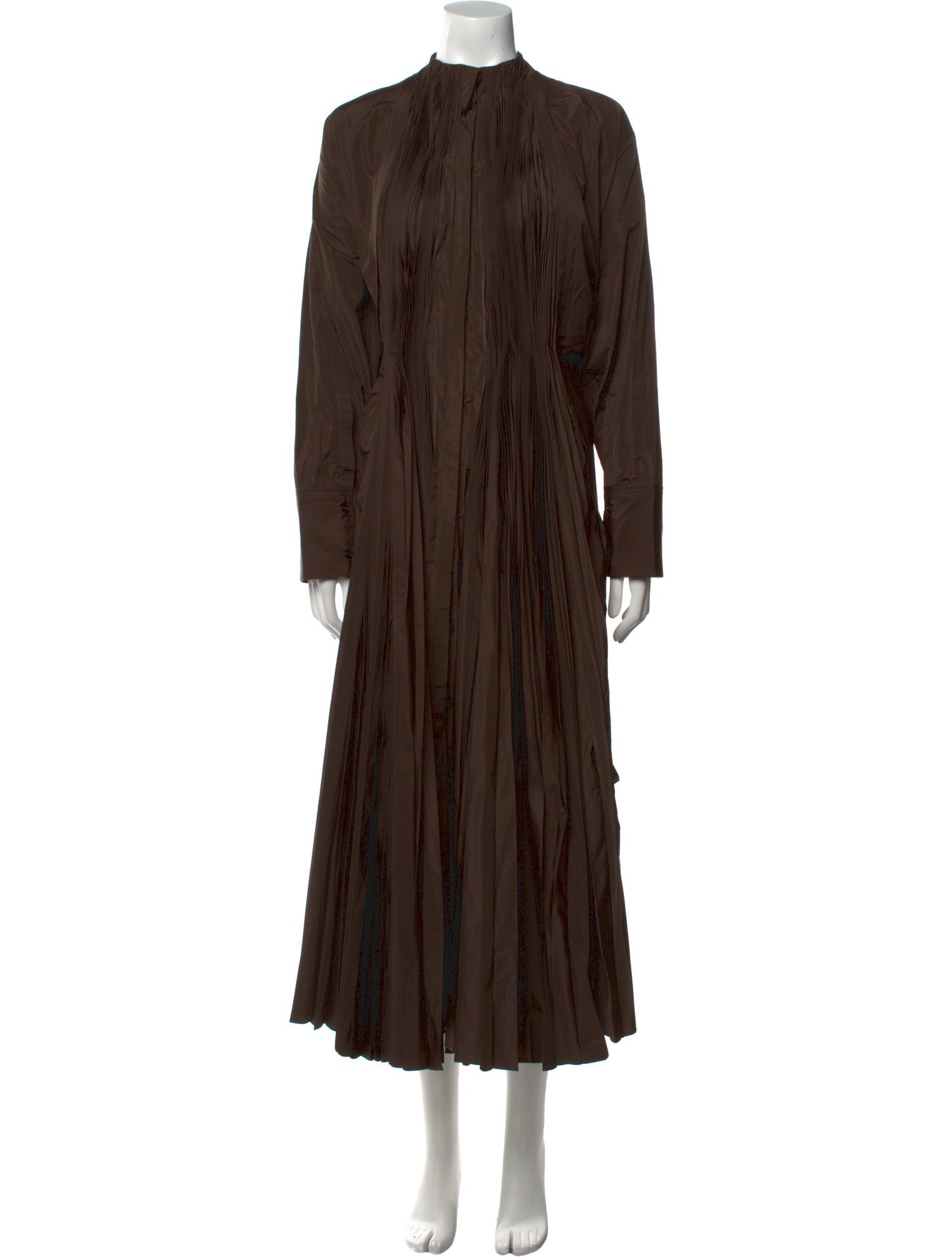 Jil Sander Mock Neck Long Dress