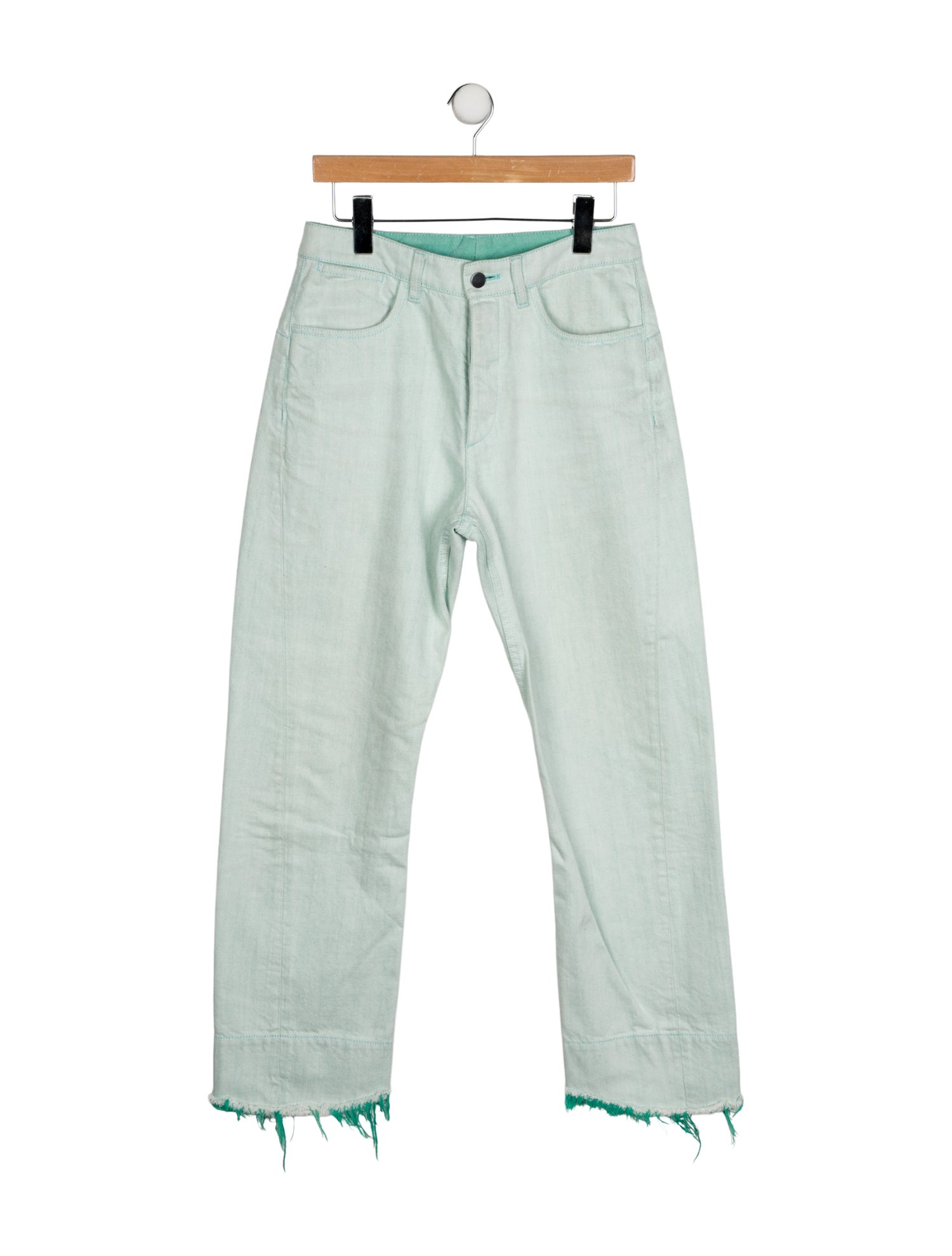 Jil Sander High-Rise Straight Leg Jeans