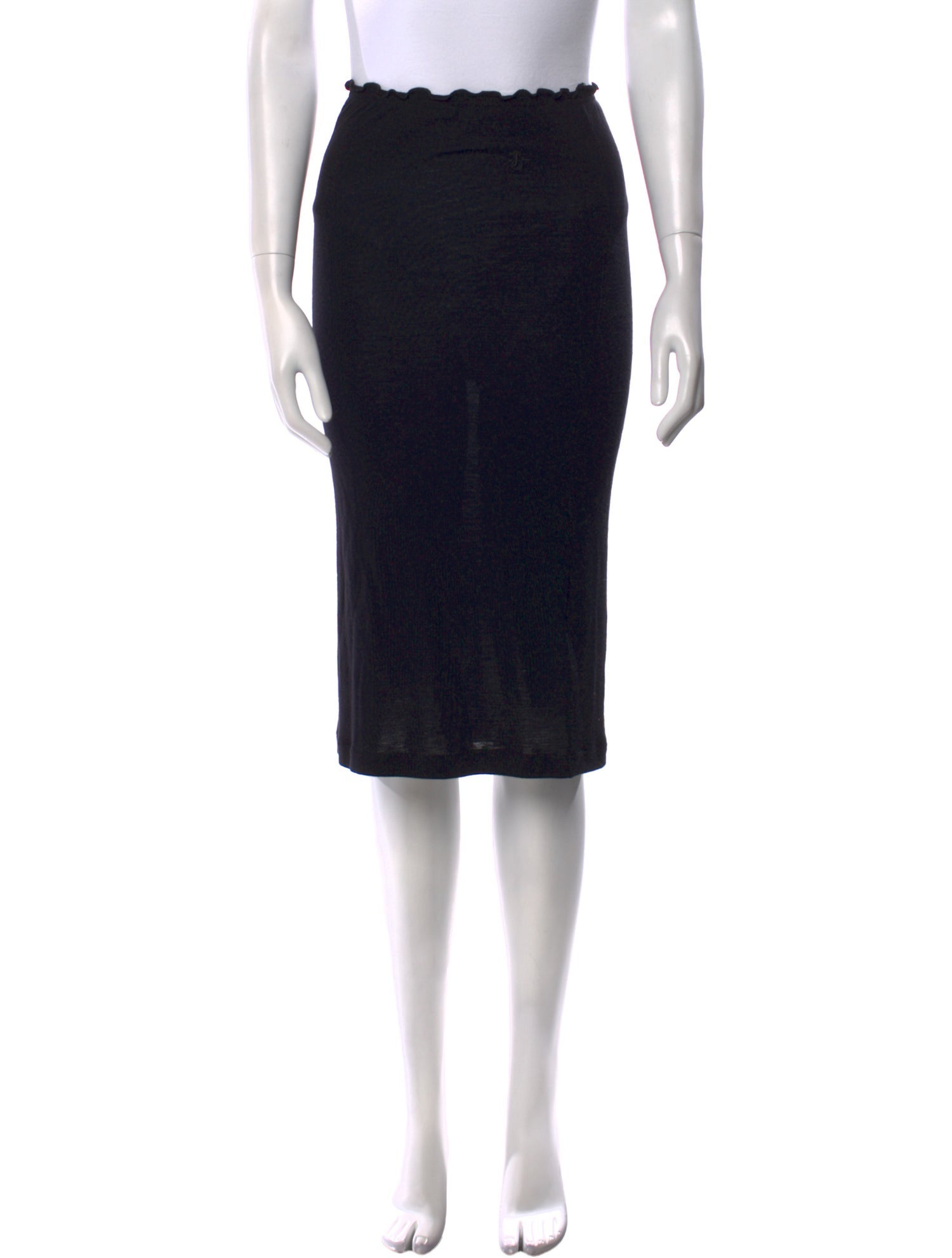 Jil Sander Wool Knee-Length Skirt