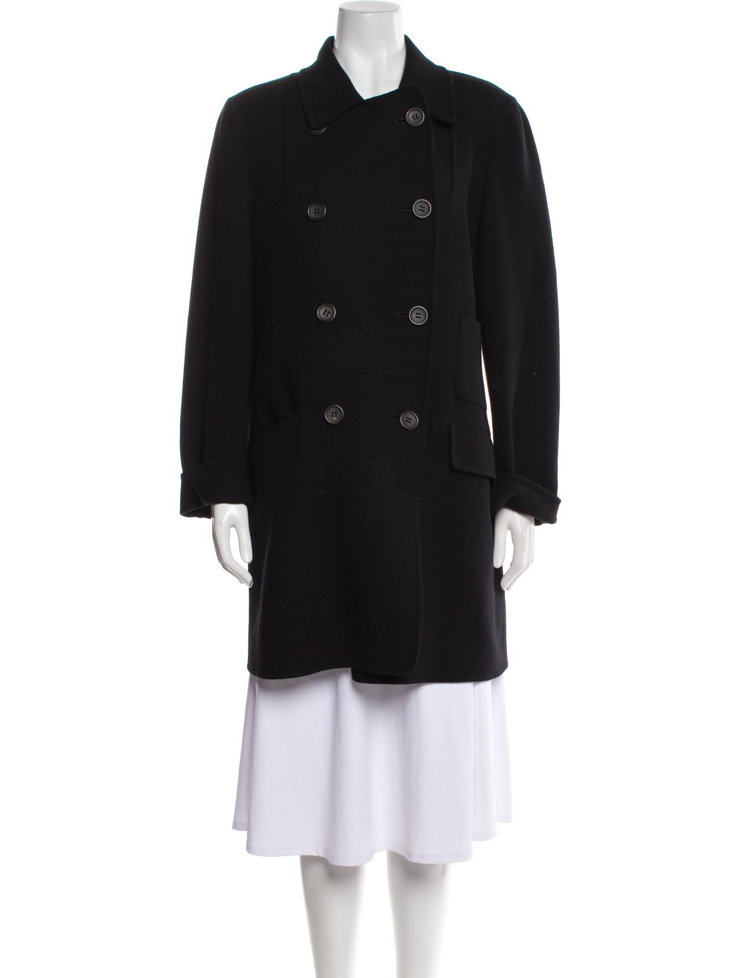 Jil Sander Vintage Late 1990's - Early 2000's Peacoat