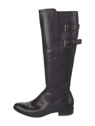 Jil Sander Leather Riding Boots