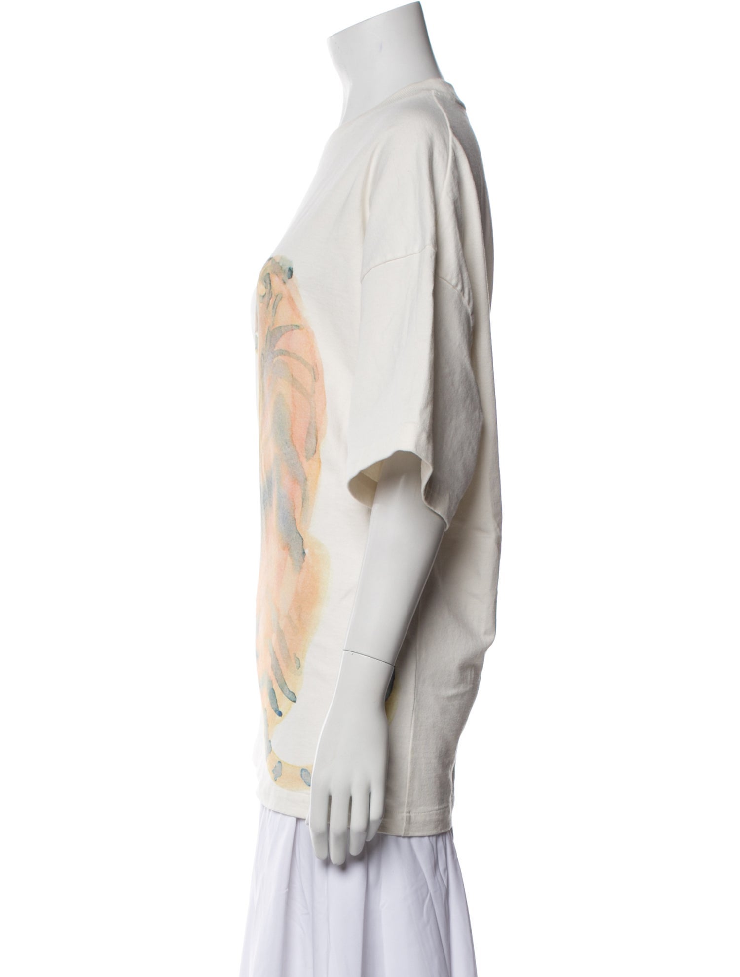 Jil Sander Graphic Print Crew Neck T-Shirt