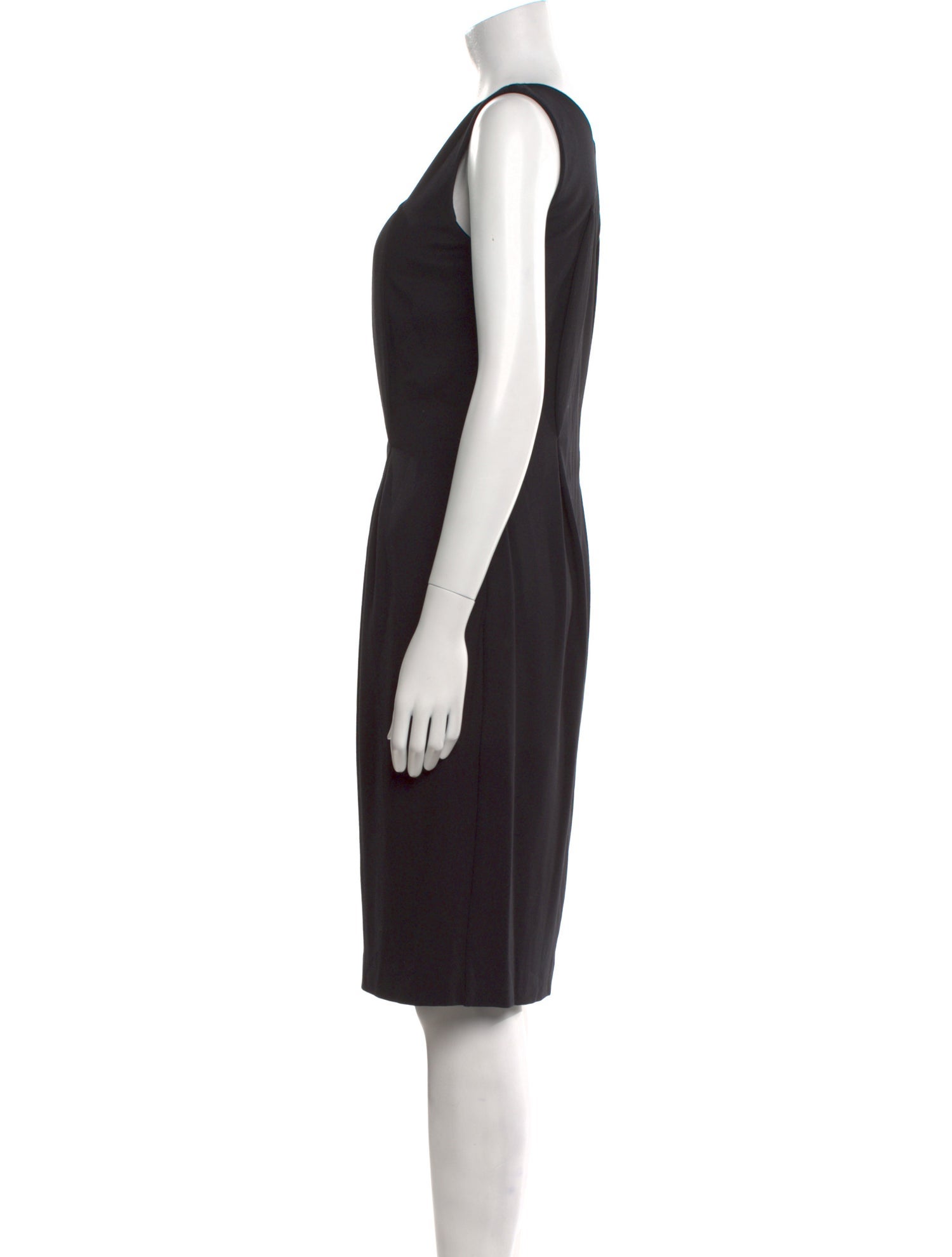 Jil Sander Scoop Neck Knee-Length Dress