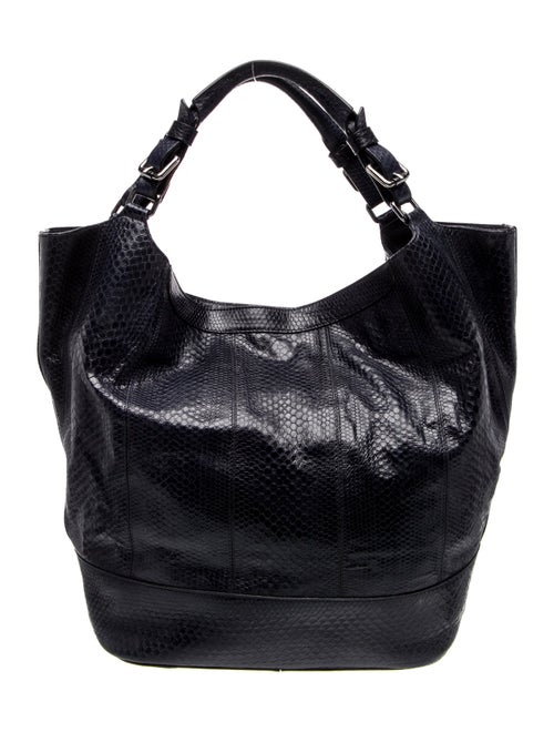 Jil Sander Embossed Leather Hobo