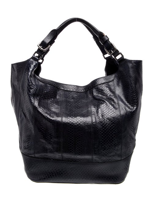 Jil Sander Embossed Leather Hobo