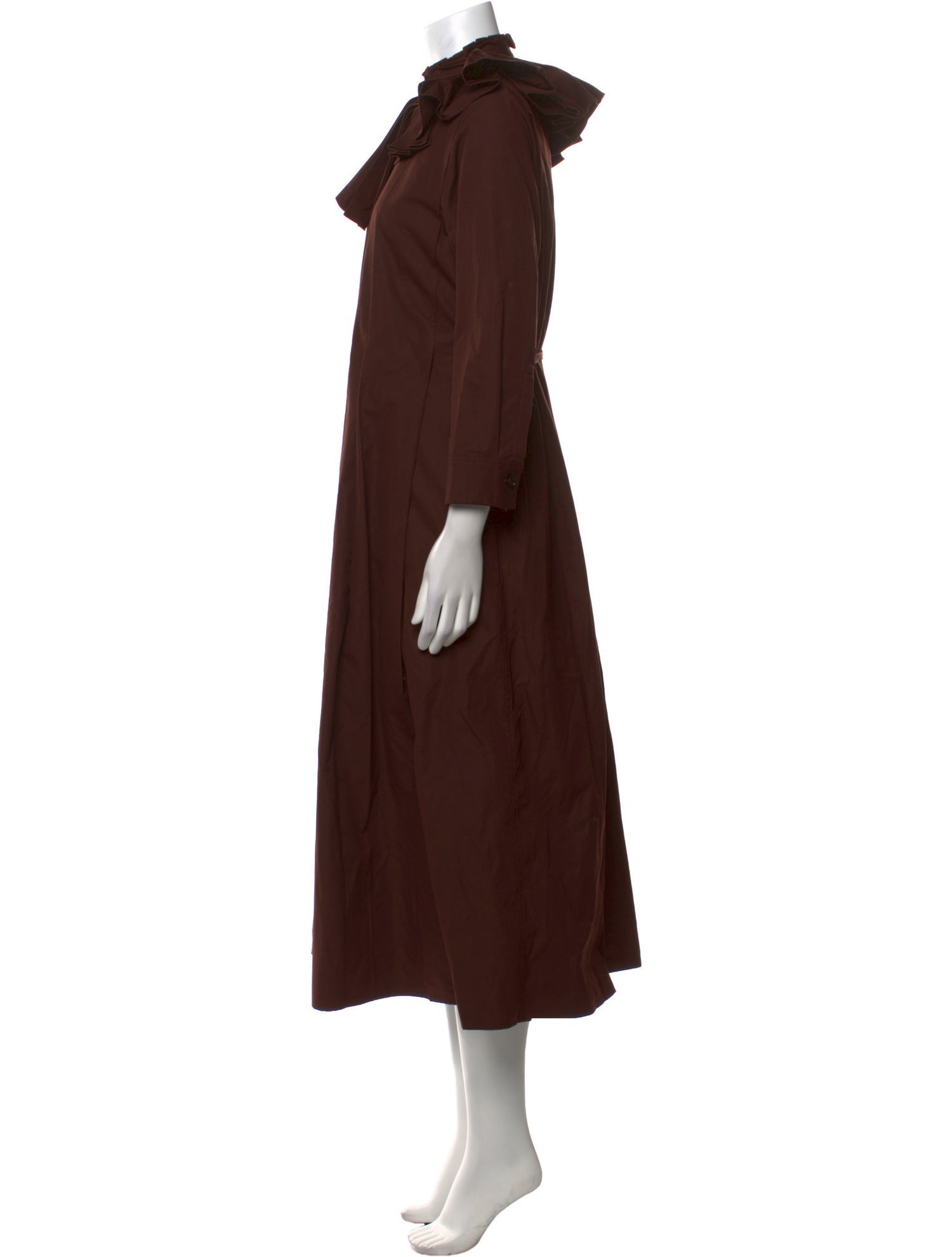 Jil Sander Mock Neck Long Dress