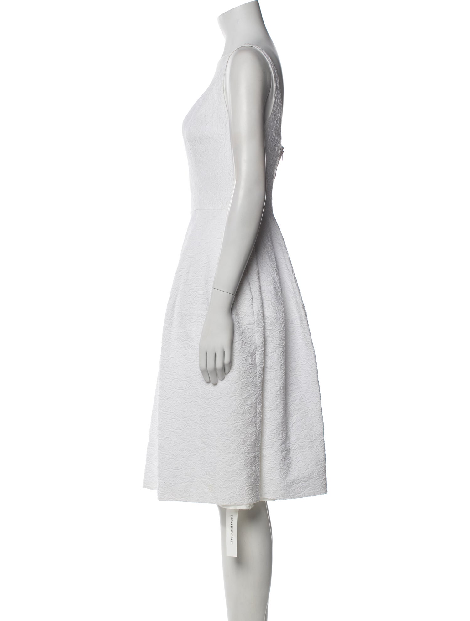 Jil Sander V-Neck Midi Length Dress