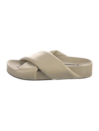 Jil Sander Leather Slides