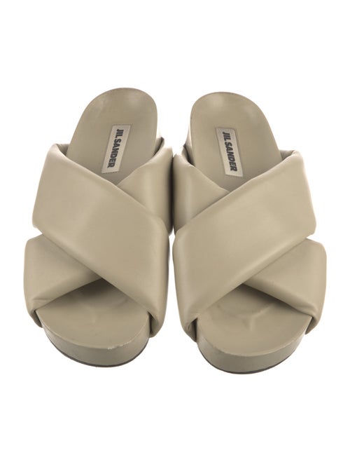 Jil Sander Leather Slides