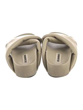 Jil Sander Leather Slides
