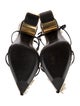 Jil Sander Leather T-Strap Sandals