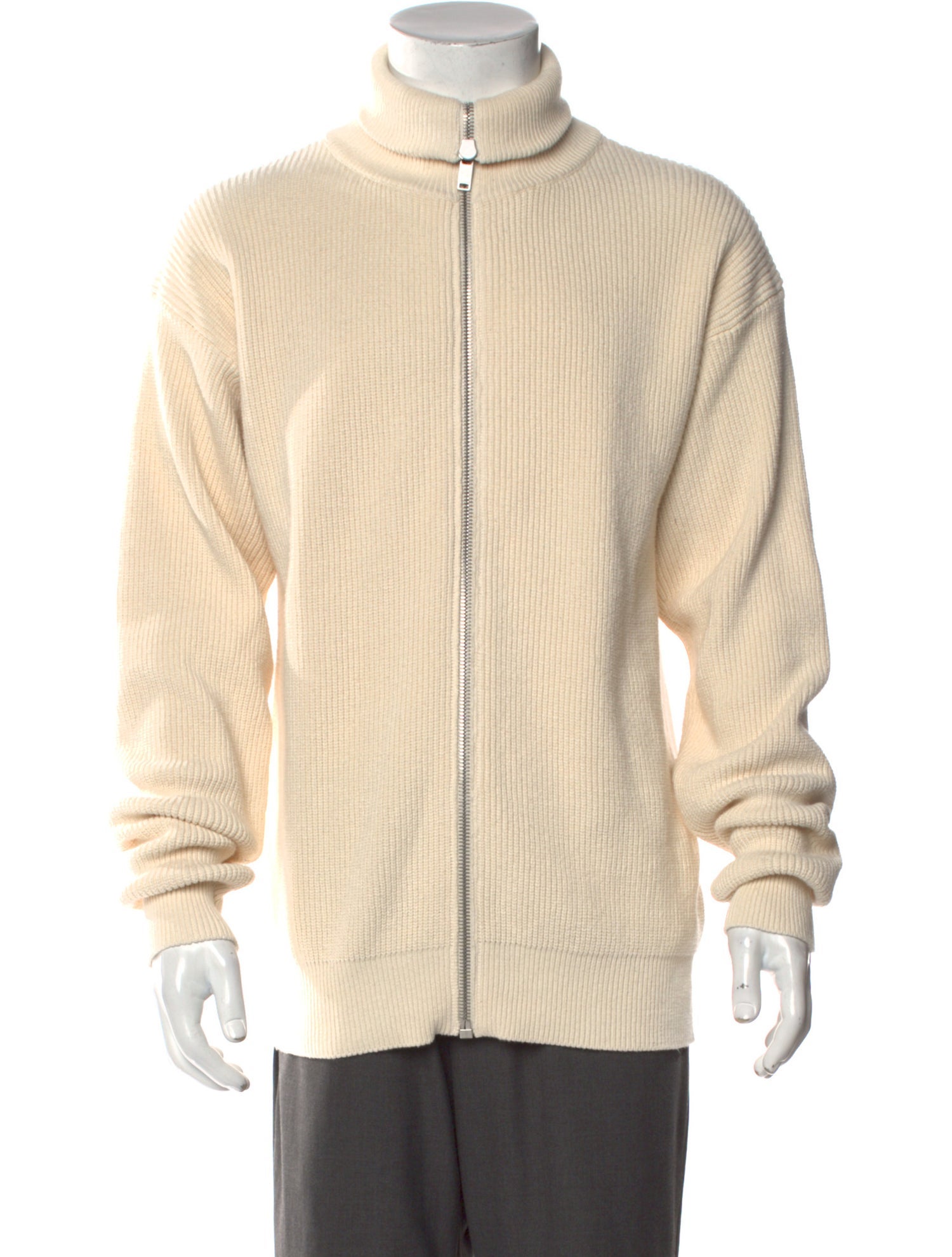 Jil Sander Turtleneck Long Sleeve Cardigan