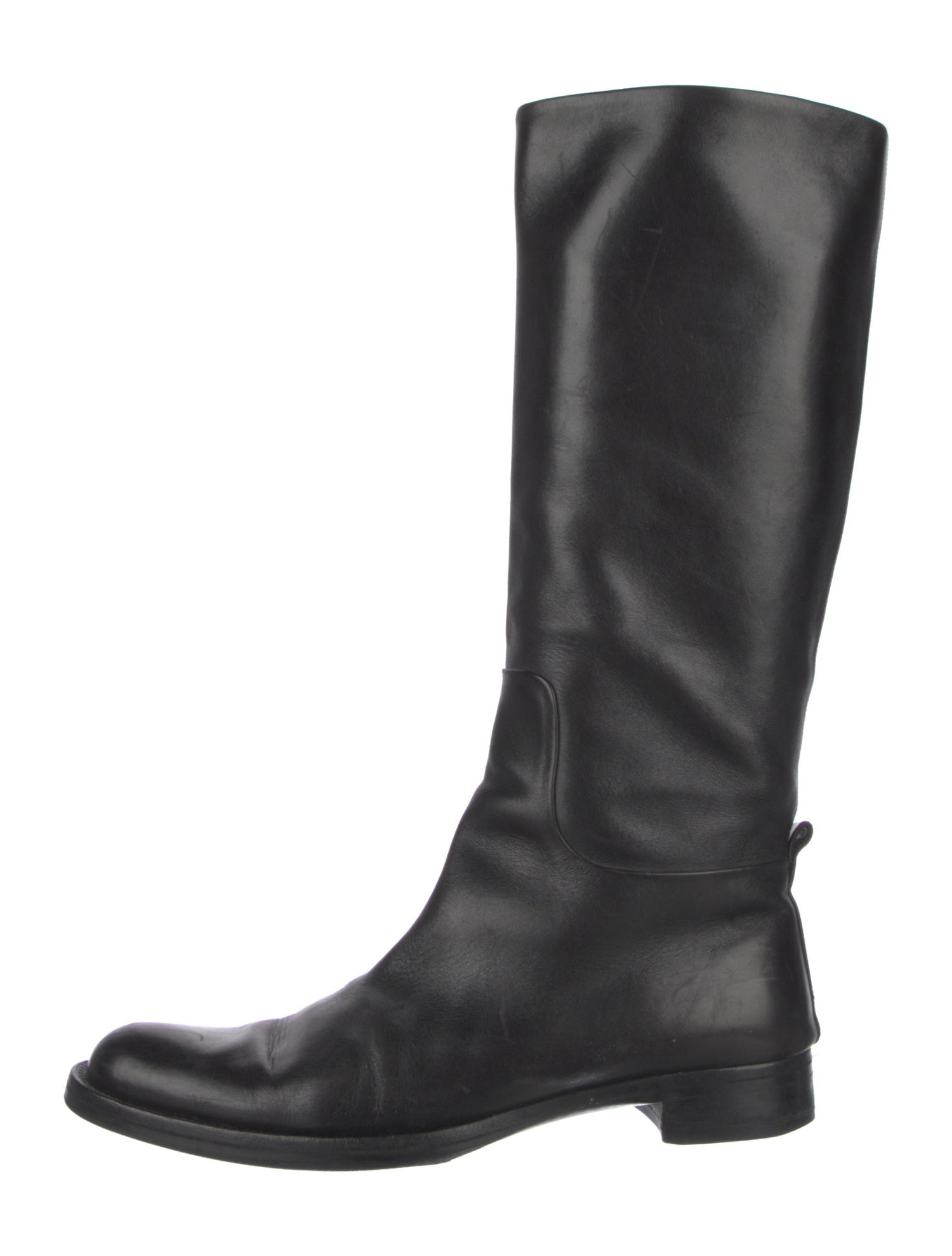 Jil Sander Leather Riding Boots