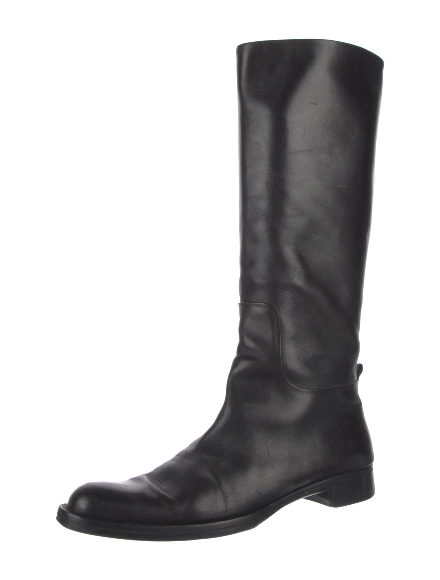Jil Sander Leather Riding Boots