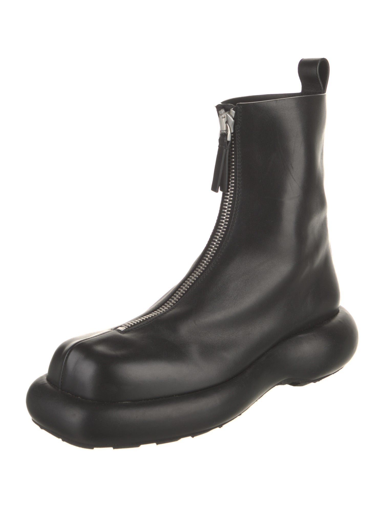 Jil Sander Leather Combat Boots