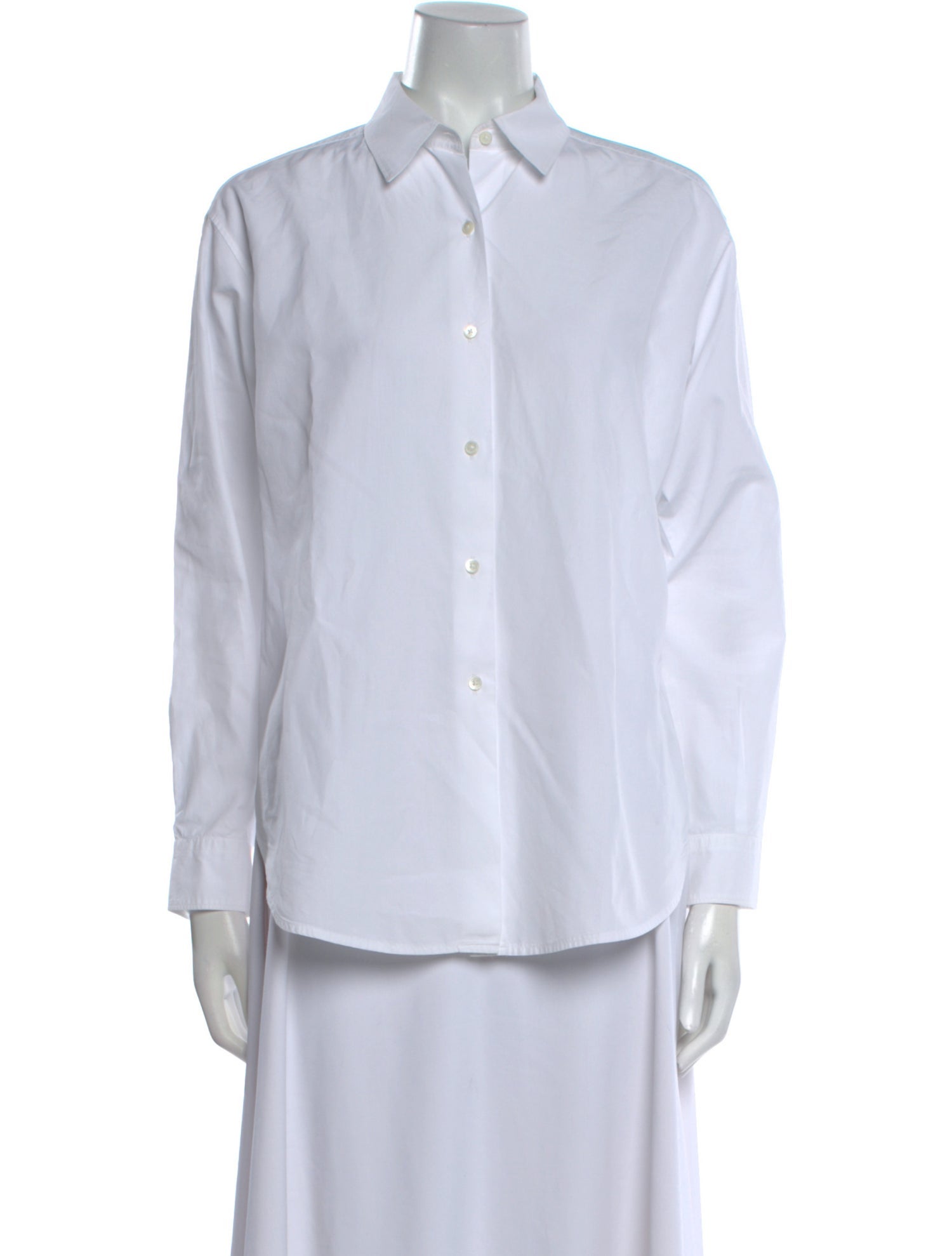 Jil Sander Long Sleeve Button-Up Top