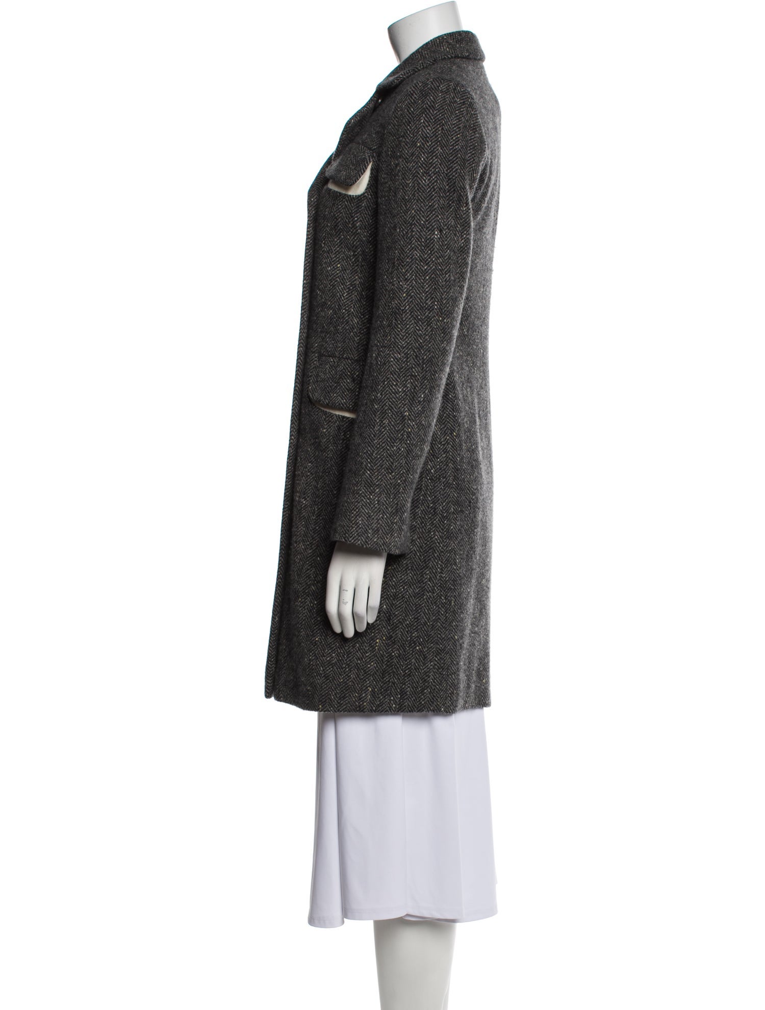 Jil Sander Vintage 2000's Faux Fur Coat