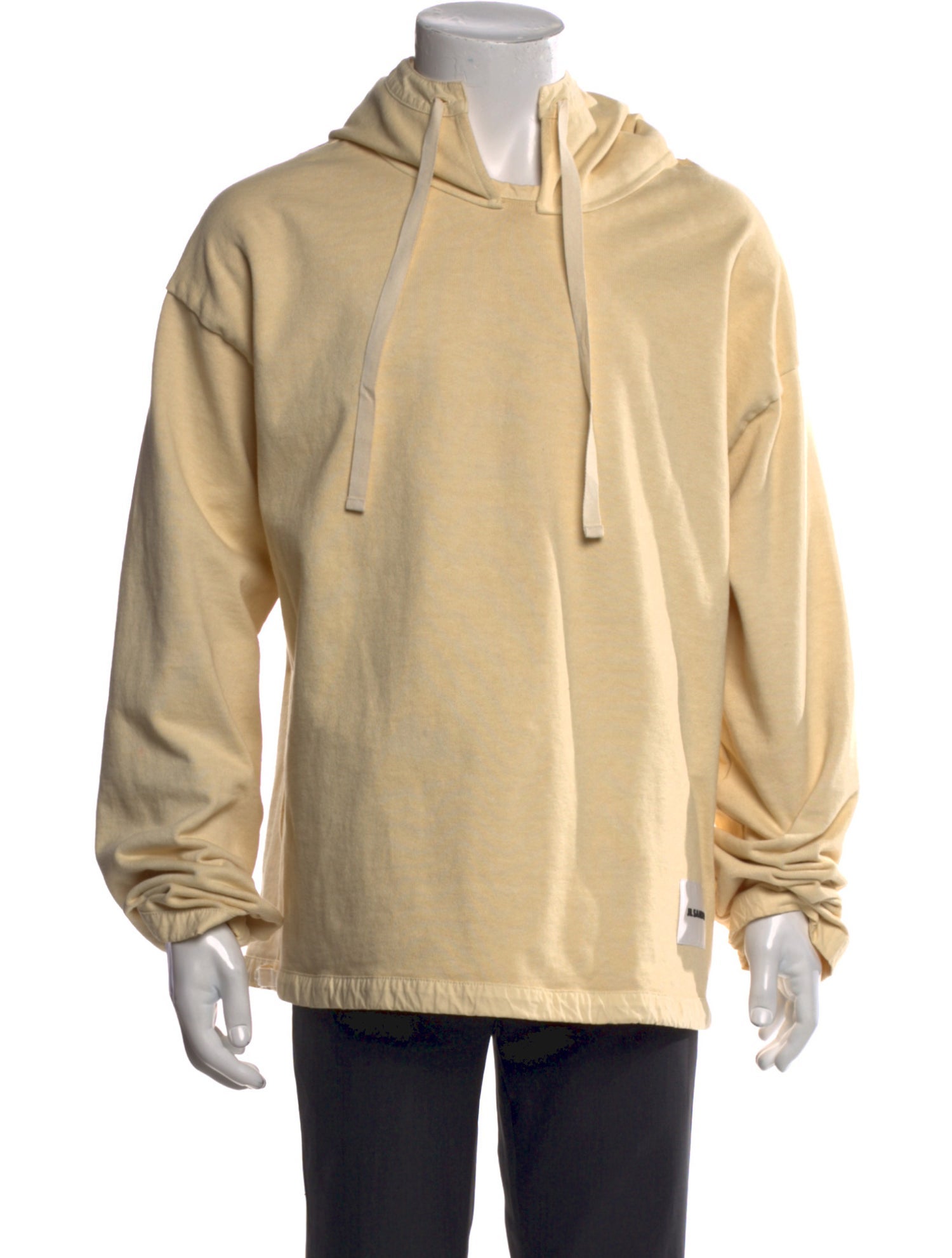 Jil Sander V-Neck Long Sleeve Hoodie