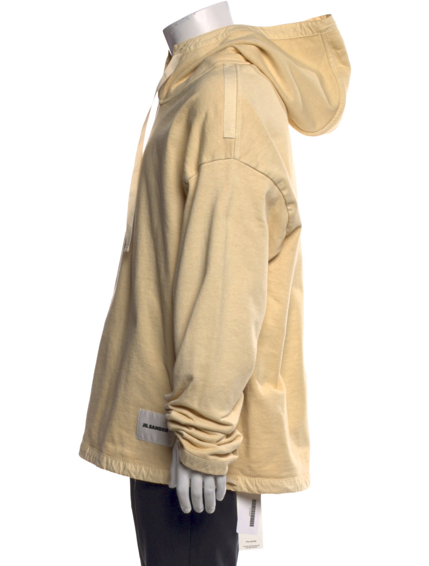 Jil Sander V-Neck Long Sleeve Hoodie