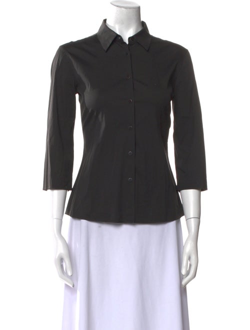 Jil Sander Three-Quarter Sleeve Button-Up Top