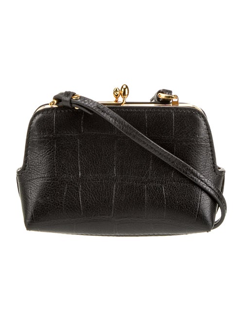 Jil Sander Embossed Leather Crossbody Bag