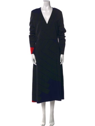 Jil Sander Printed Long Dress