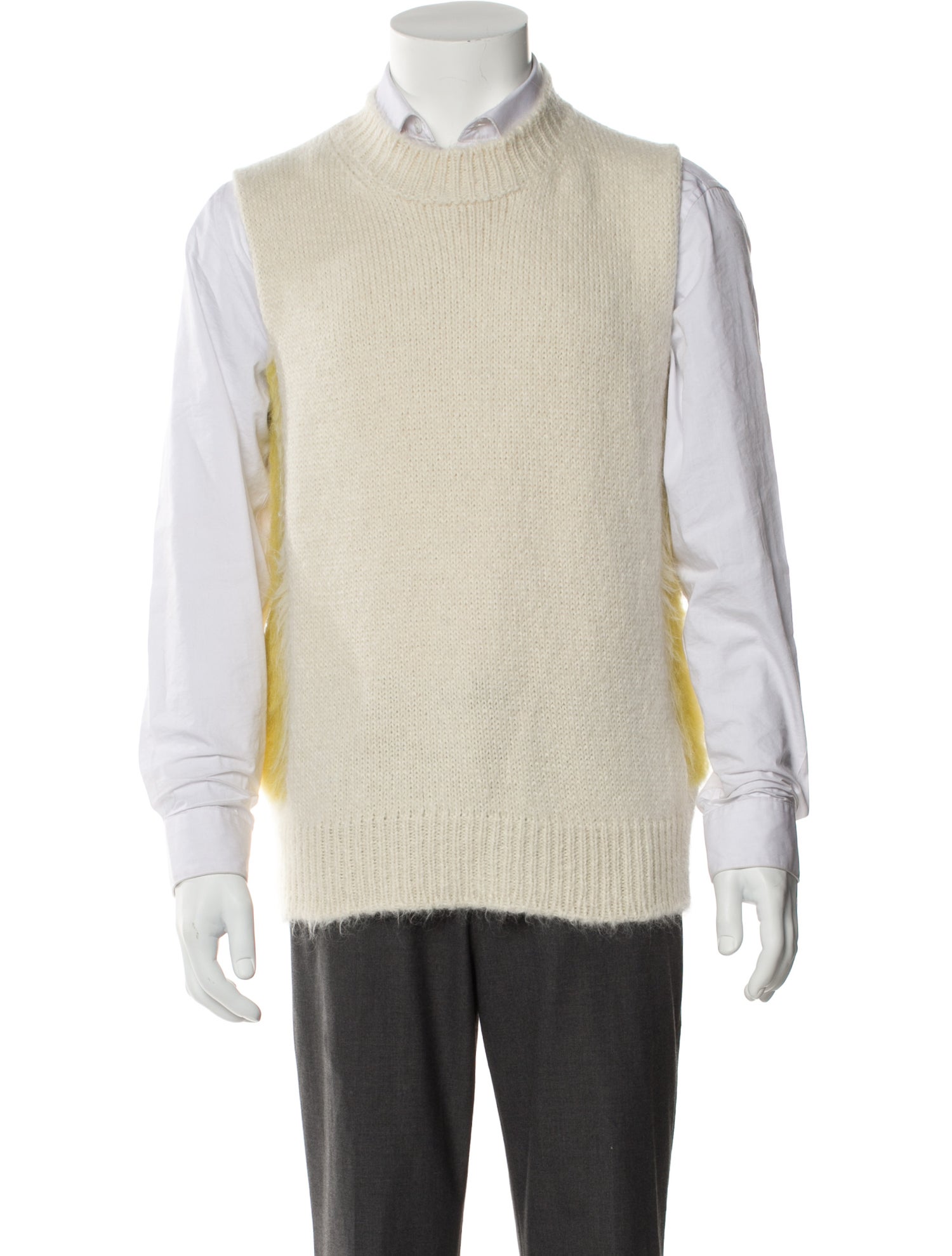 Jil Sander Alpaca Crew Neck Sweater Vest w/ Tags