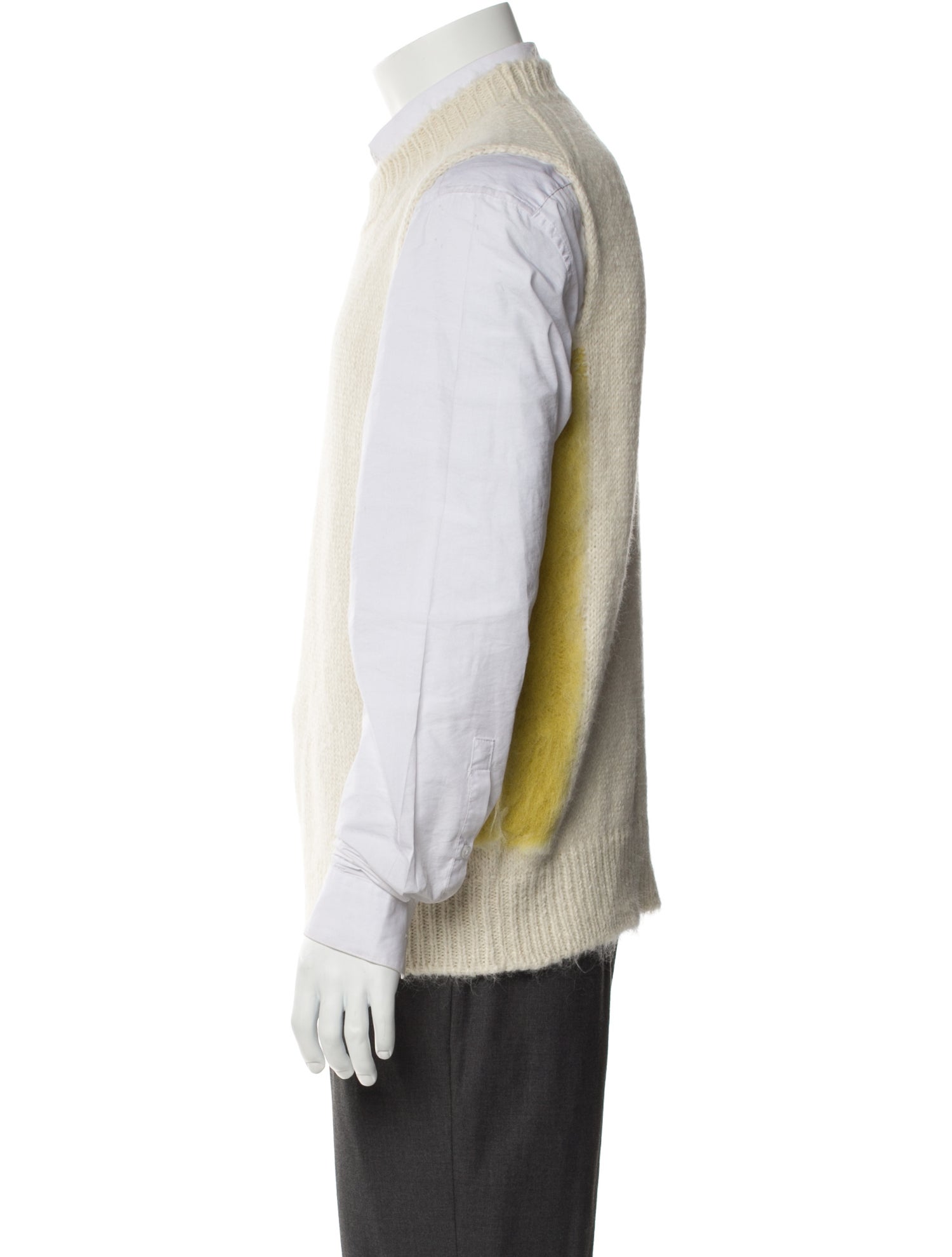 Jil Sander Alpaca Crew Neck Sweater Vest w/ Tags