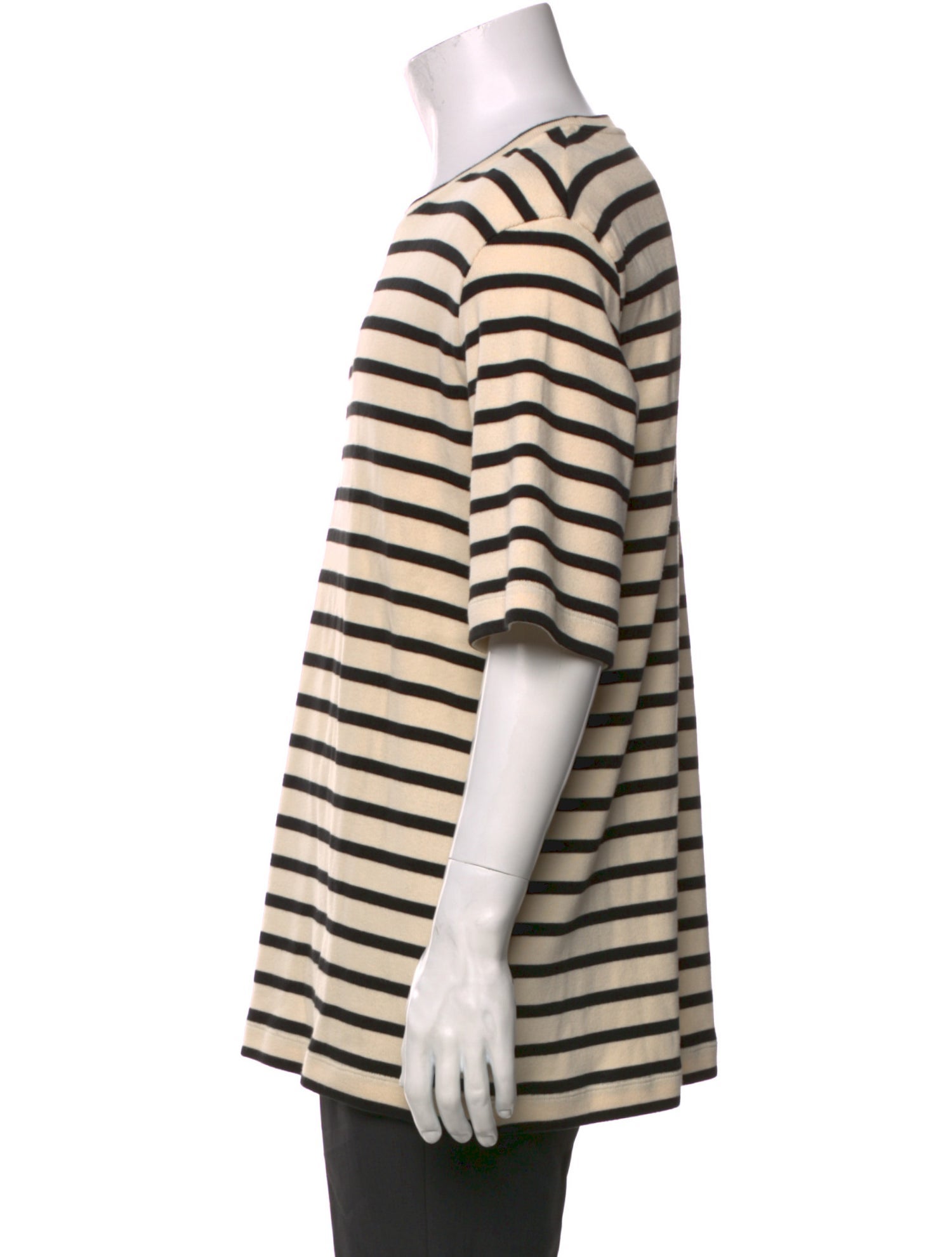 Jil Sander Striped Crew Neck T-Shirt