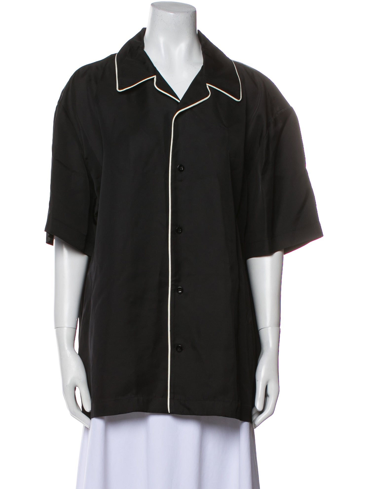 Jil Sander Short Sleeve Button-Up Top