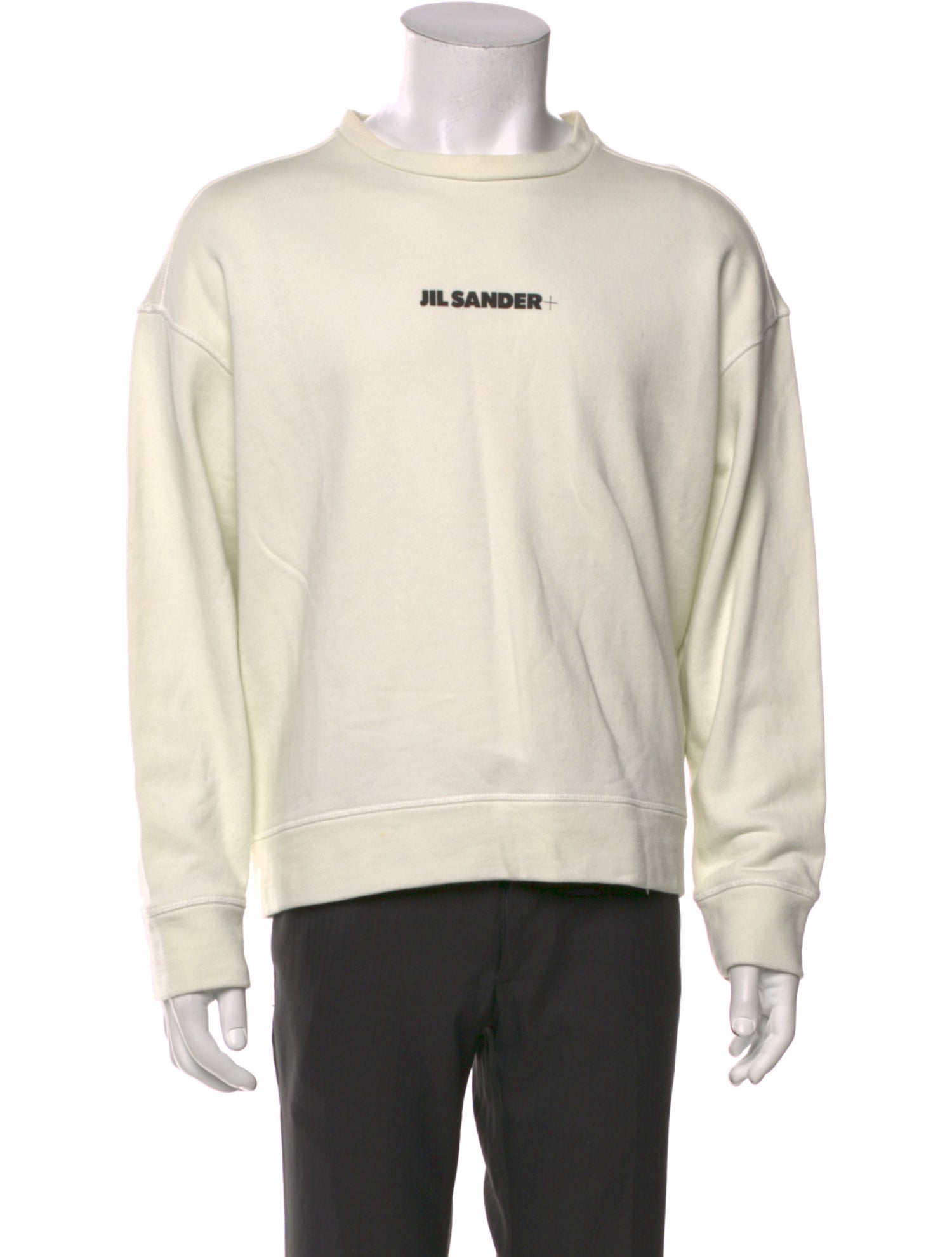 Jil Sander Graphic Print Crew Neck Sweatshirt