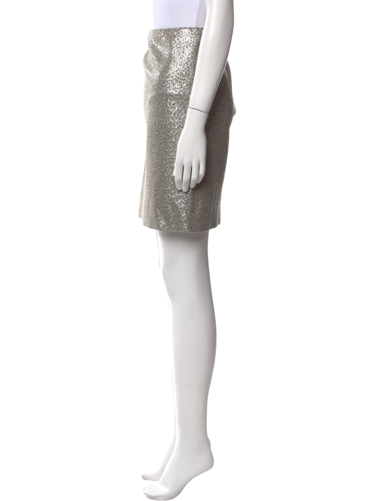 Jil Sander Wool Mini Skirt