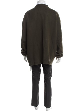 Jil Sander Wool V-Neck Cardigan
